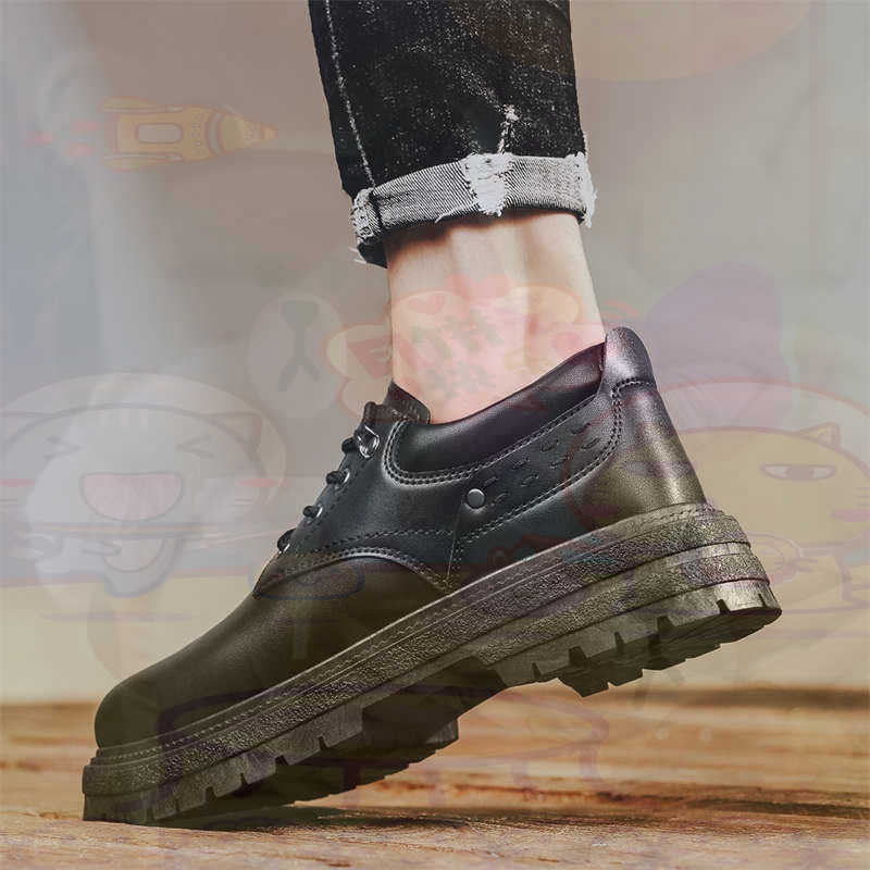 Men'S Grooming Salon Sky - Sepatu Pria Tenis Pelatih Fashion Kulit