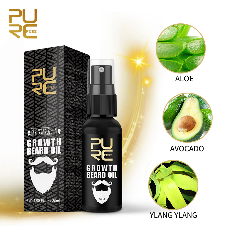 PURC minyak penumbuh jenggot u - Mens Grooming Treatment ulasan dan harga